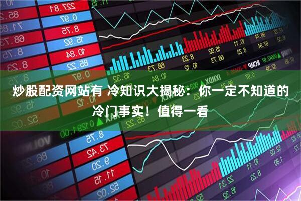 炒股配资网站有 冷知识大揭秘：你一定不知道的冷门事实！值得一看