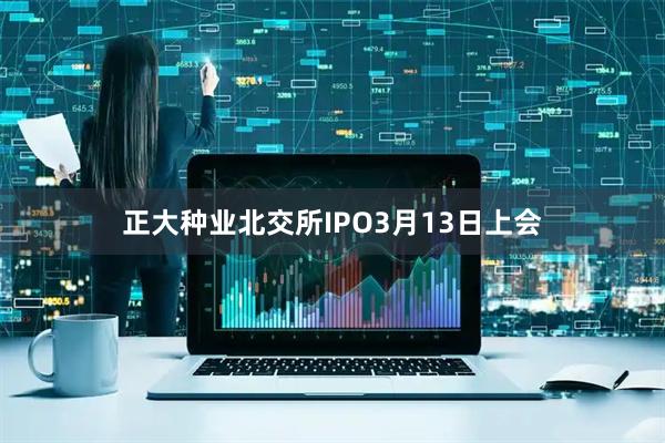 正大种业北交所IPO3月13日上会